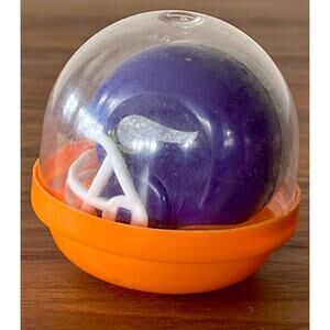 Vintage NFL Mini Gumball Vending Machine Minnesota Vikings Football Helmet